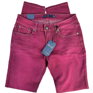 Burgundy 5 Pocket Slim Fit Jeans B & G Brand Junior Sizes 1-15